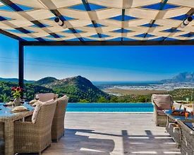 Kaş İslamlar'da Geniş Ailelere Uygun, Özel Havuzlu, Lüks Villa - 3