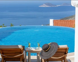 Kaş Kalkan'da Muhteşem Deniz Manzaralı, Özel Havuzlu, Konforlu Villa - 3