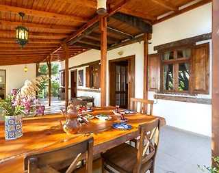 Kaş İslamlar'da Geniş Alanlara Sahip, Özel Havuzlu, 4+1 Otantik Villa - 5