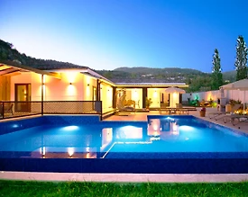 Kaş İslamlar'da Geniş Alanlara Sahip, Özel Havuzlu, Jakuzili Villa - 2