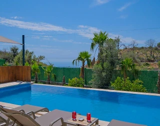 Kaş İslamlar'da Geniş Bahçeli, Özel Havuzlu, 3+1 Kiralık Villa - 5