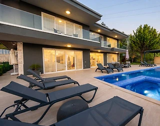 Kaş İslamlar'da Göz Alıcı Doğa İçerisinde, Özel Havuzlu, Lüks Villa - 5