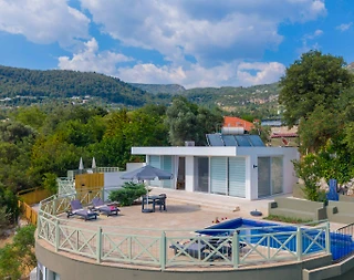 Kaş İslamlar'da Göz Alıcı Doğa Manzaralı, Özel Havuzlu, 2+1 Villa - 2