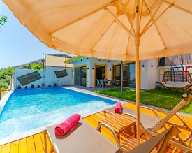 Kaş İslamlar'da Göz Alıcı Doğada, Özel Havuzlu, Kiralık Villa - 2