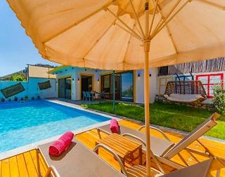 Kaş İslamlar'da Göz Alıcı Doğada, Özel Havuzlu, Kiralık Villa - 3