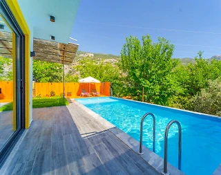 Kaş İslamlar'da Göz Alıcı Doğada, Özel Havuzlu, Kiralık Villa - 5