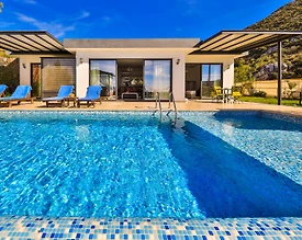 Kaş İslamlar'da Gözlerden Uzak, Özel Havuzlu, 2+1 Villa - 2