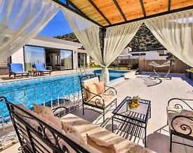 Kaş İslamlar'da Gözlerden Uzak, Özel Havuzlu, 2+1 Villa - 3