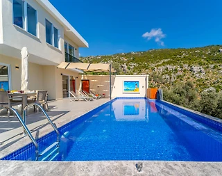 Kaş İslamlar'da Gözlerden Uzak, Özel Havuzlu, 2+1 Villa - 1