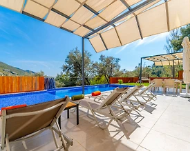 Kaş İslamlar'da Gözlerden Uzak, Özel Havuzlu, 2+1 Villa - 2