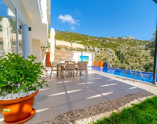 Kaş İslamlar'da Gözlerden Uzak, Özel Havuzlu, 2+1 Villa - 4