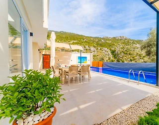 Kaş İslamlar'da Gözlerden Uzak, Özel Havuzlu, 2+1 Villa - 5