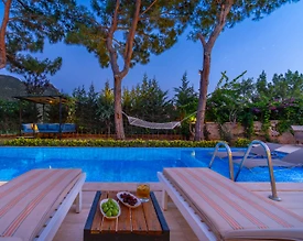 Kaş İslamlar'da Gözlerden Uzak, Özel Havuzlu, Taş Villa - 3