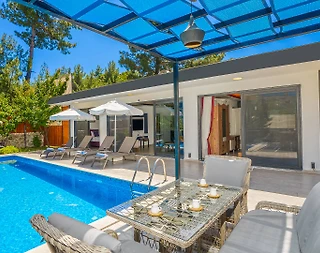 Kaş İslamlar'da Huzur Dolu Doğada, Özel Havuzlu, Geniş Bahçeli Villa - 3