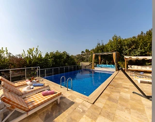 Kaş İslamlar'da Huzur Dolu Doğada, Özel Havuzlu, Lüks Villa - 4