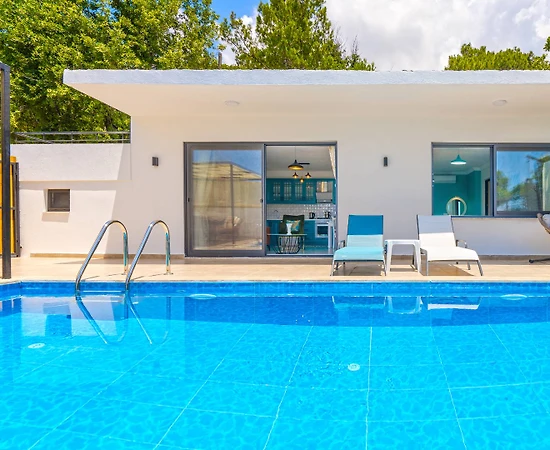 Kaş İslamlar'da Huzurlu Doğada, Özel Havuzlu, Balayı Villası - 1