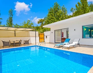 Kaş İslamlar'da Huzurlu Doğada, Özel Havuzlu, Balayı Villası - 2