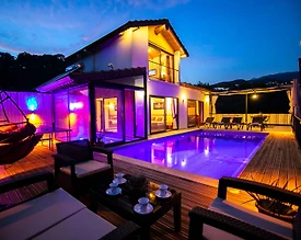 Kaş İslamlar'da Huzurlu Doğada, Özel Havuzlu, Korunaklı Villa - 2