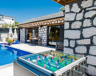 Kaş İslamlar'da Muhteşem Doğada, Özel Havuzlu, Şık Taş Villa - 4