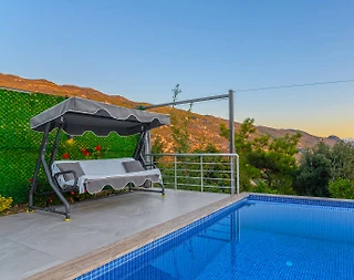 Kaş İslamlar'da Kalabalık Ailelere Uygun, Özel Havuzlu, 3+1 Villa - 4