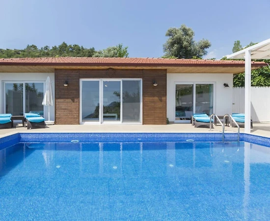 Kaş İslamlar'da Keyif Dolu Doğada, Özel Havuzlu, Kiralık Villa - 1