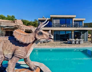 Kaş İslamlar'da Mağara Konseptli, Özel Havuzlu, Olanaklı Lüks Villa - 3