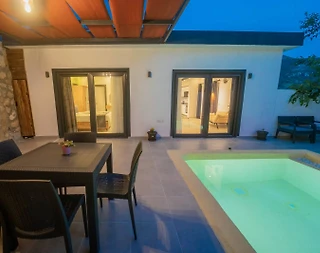 Kaş İslamlar'da Muhafazakar, Özel Havuzlu, Balayı Villası - 5