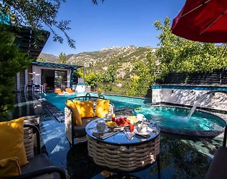 Kaş İslamlar'da Muhteşem Doğa İçerisinde Özel Havuzlu, Jakuzili Villa - 4