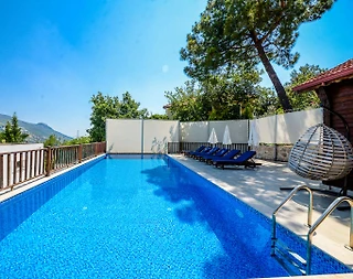 Kaş İslamlarda Muhteşem Doğa Manzaralı, Özel Havuzlu, Ahşap Villa - 4