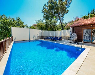 Kaş İslamlarda Muhteşem Doğa Manzaralı, Özel Havuzlu, Ahşap Villa - 5