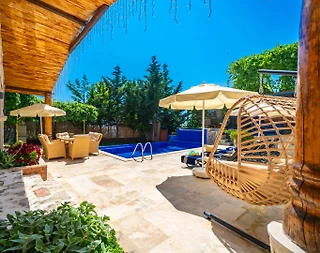 Kaş İslamlar'da Muhteşem Doğada, Özel Havuzlu, Bahçeli Villa - 4