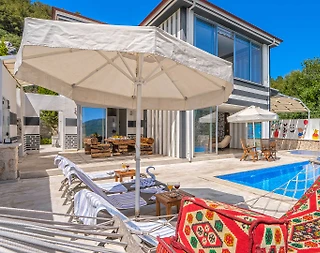 Kaş İslamlar'da Muhteşem Doğada, Özel Havuzlu, Ferah Villa - 2