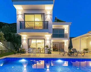 Kaş İslamlar'da Muhteşem Doğada, Özel Havuzlu, İkiz Villa - 3