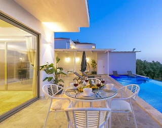 Kaş İslamlar'da Muhteşem Doğada, Özel Havuzlu, İkiz Villa - 5