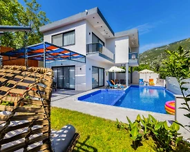Kaş İslamlar'da Muhteşem Doğada, Özel Havuzlu, Jakuzili Villa - 2