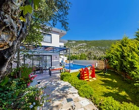 Kaş İslamlar'da Muhteşem Doğada, Özel Havuzlu, Jakuzili Villa - 3