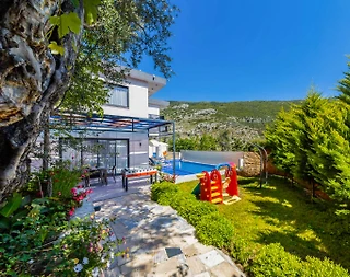 Kaş İslamlar'da Muhteşem Doğada, Özel Havuzlu, Jakuzili Villa - 3