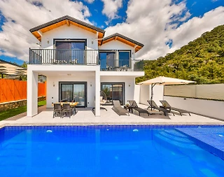 Kaş İslamlar'da Muhteşem Doğada, Özel Havuzlu, Konforlu Villa - 5