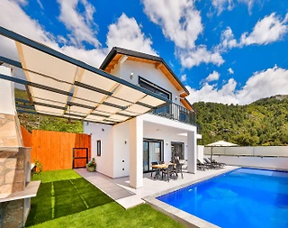 Kaş İslamlar'da Muhteşem Doğada, Özel Havuzlu, Konforlu Villa - 4