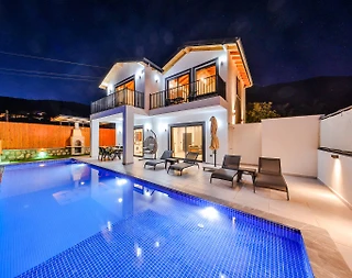 Kaş İslamlar'da Muhteşem Doğada, Özel Havuzlu, Konforlu Villa - 2