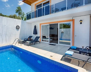 Kaş İslamlar'da Muhteşem Doğada, Özel Havuzlu, Muhafazakar Villa - 3