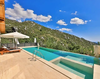 Kaş İslamlar'da Muhteşem Doğada, Özel Havuzlu, Taş Villa - 3