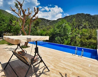 Kaş İslamlar'da Muhteşem Doğada, Özel Havuzlu, Tatil Villası - 5