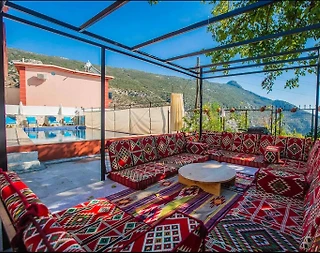 Kaş İslamlar'da Nefes Kesen Dağ Manzaralı, Özel Havuzlu, Lüks Villa - 5