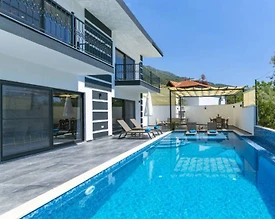 Kaş İslamlar'da Nezih Konumda, Özel Havuzlu, Lüks Villa - 2