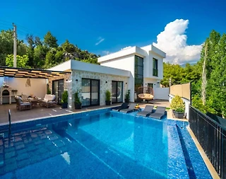 Kaş İslamlar'da Orman Manzaralı, Özel Havuzlu, 4 Kişilik Villa - 1