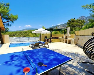 Kaş İslamlar'da Otantik Tasarımlı, Özel Havuzlu, Balayı Villası - 4