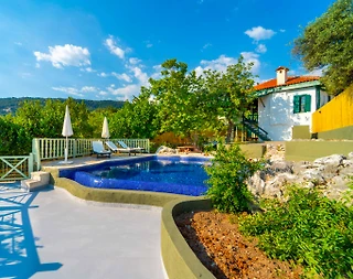 Kaş İslamlar'da Otantik Tasarımlı, Özel Havuzlu, Konforlu Villa - 5