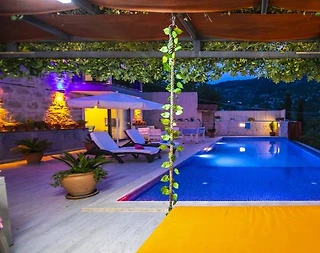 Kaş İslamlar'da Doğa Manzaralı, Özel Havuzlu, 2 Kişilik Villa - 3