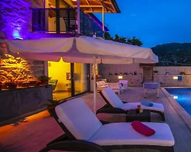Kaş İslamlar'da Doğa Manzaralı, Özel Havuzlu, 2 Kişilik Villa - 2